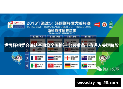 世界杯组委会确认赛事将全面推进 各项准备工作进入关键阶段